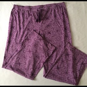 Purple Print Sleep Pants